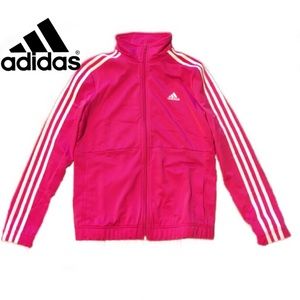 New Hot pink Adidas track jacket